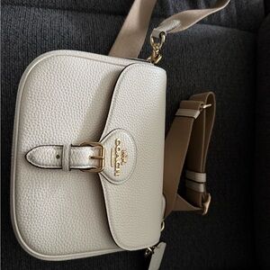Coach Ivory Leather Crossbody Bag